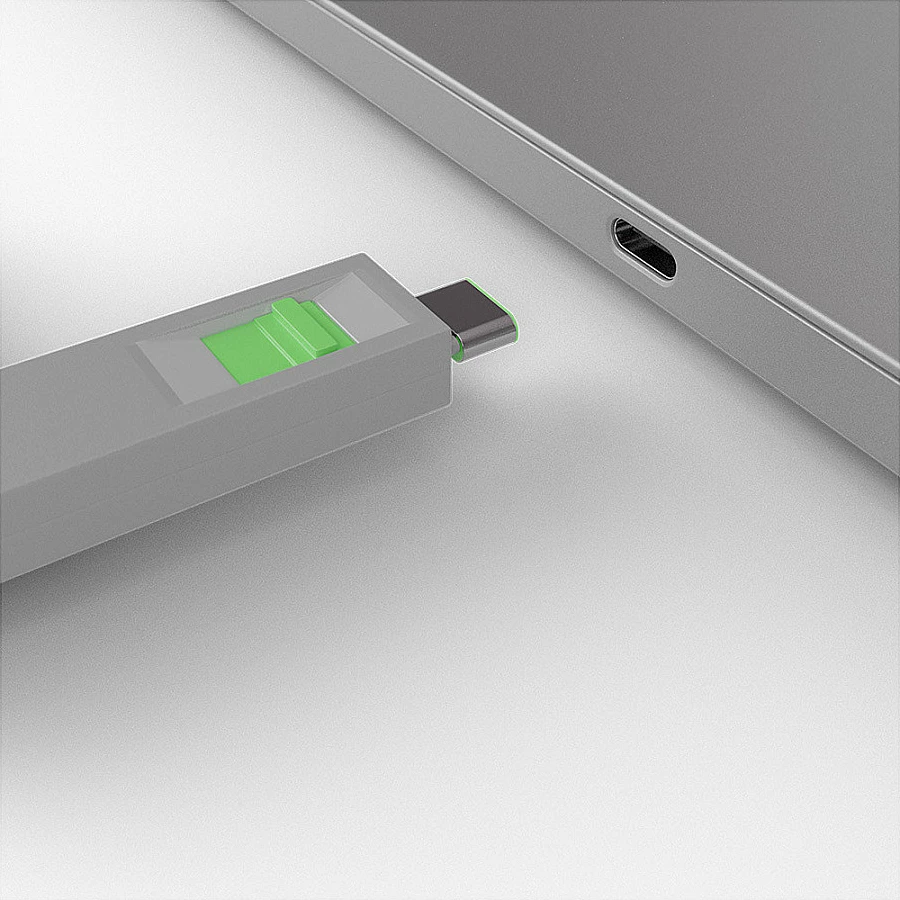 Bllokues porti USB-C LINDY Port Lock, i gjelbër