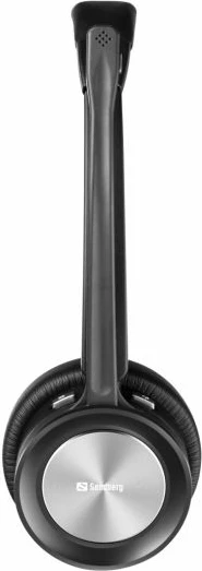 Kufje wireless Sandberg Wireless Office Headset Pro+ 126-18, Bluetooth 5.2, over-ear me mikrofon, stacion karikimi, të zeza, set 3 copë