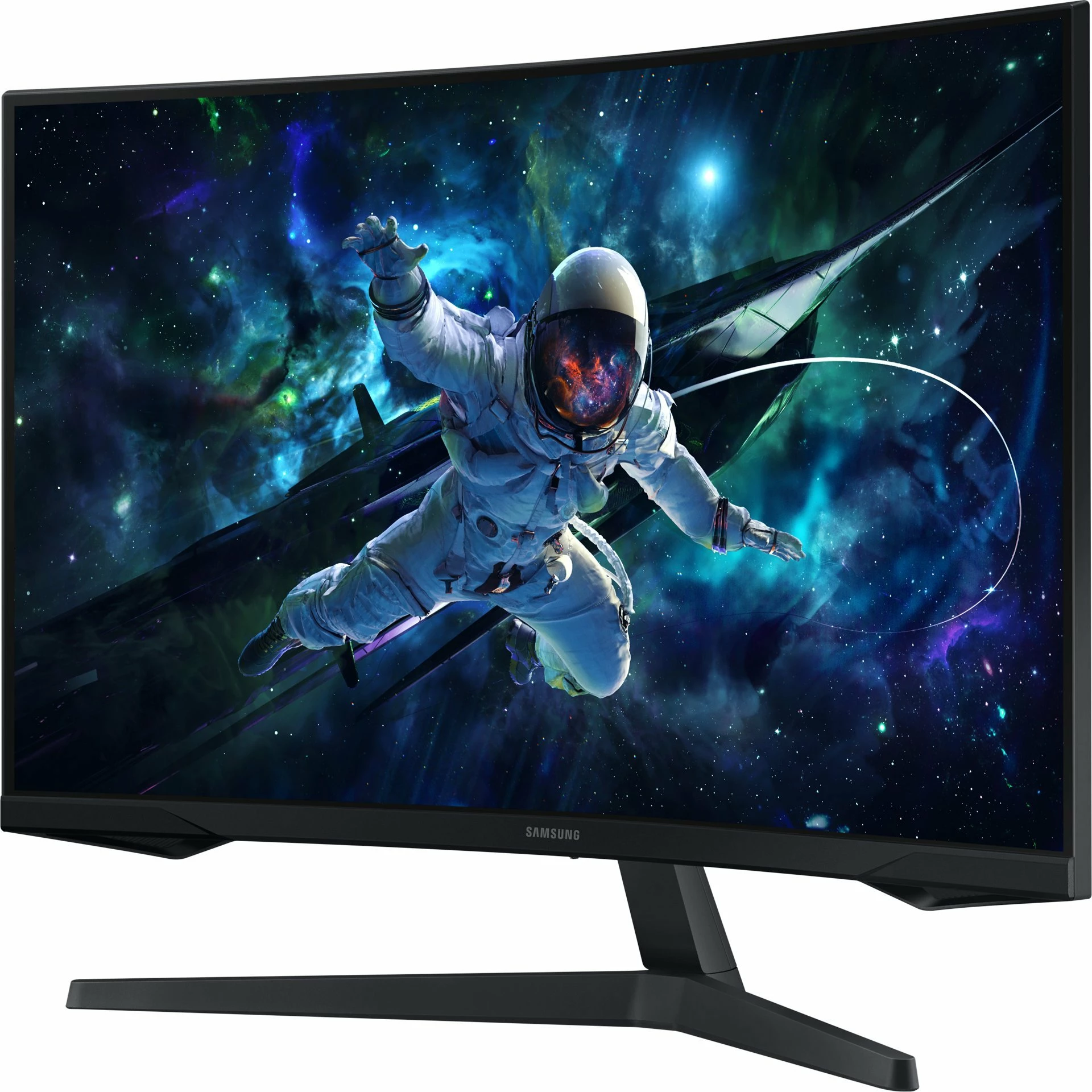 Monitor gaming Samsung Odyssey G5 LS32CG554EUXEN 31.5\" QHD 165Hz i lakuar, i zi