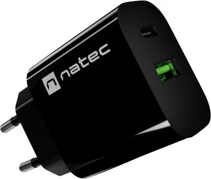 Karikues Natec Ribera 20W, USB-A, USB-C, i zi