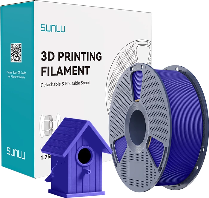 Filament për printim 3D Sunlu ASA KB, 1.75 mm (±0.02 mm), ASA, Klein Blue
