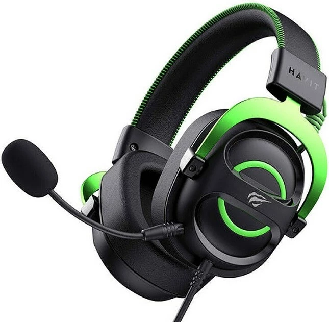 Kufje gaming Havit H2002E me kabllo, me mikrofon, të zeza