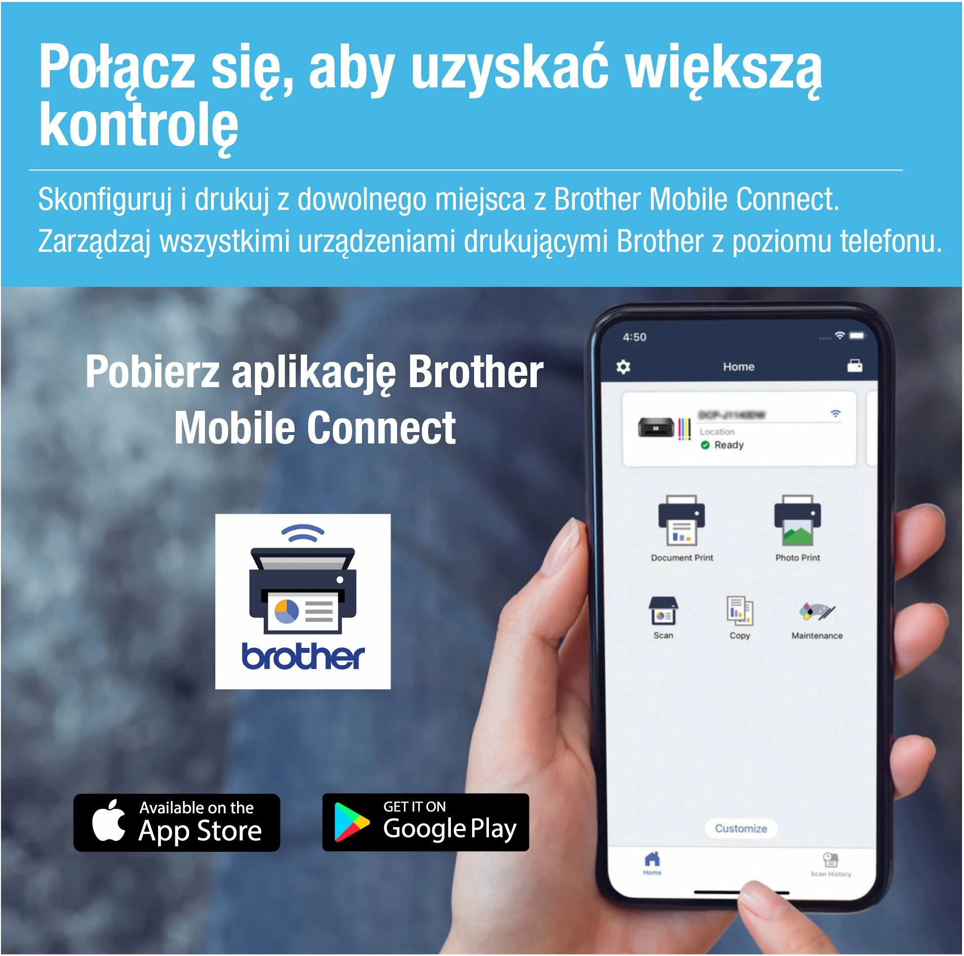 Pajisje multifunksionale Brother DCP-T730DW InkBenefit A4 Wi‑Fi duplex, e zezë, me shishe boje