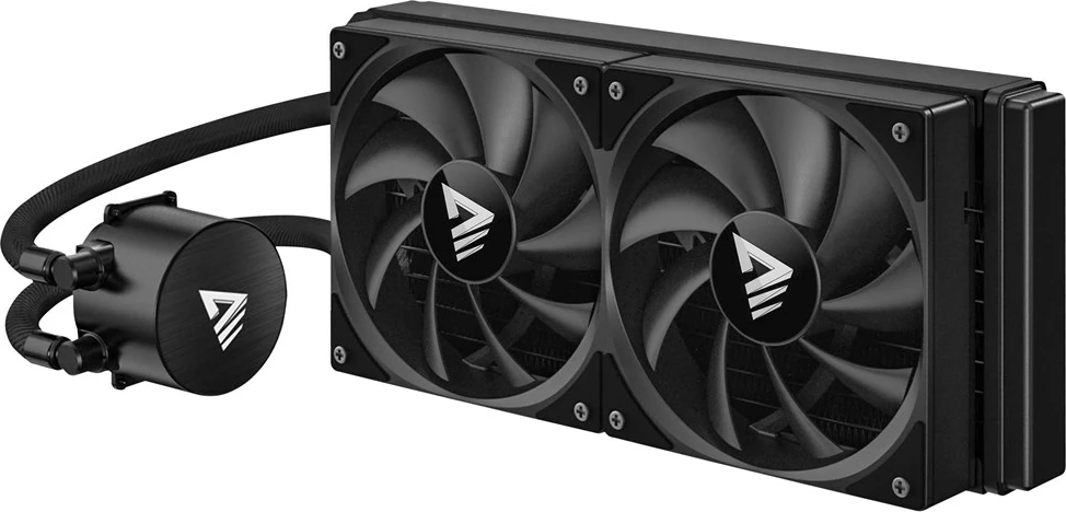 Komplet ftohje me ujë për procesor Savio NOX 240 mm, 2 ventilatorë 12 cm, i zi