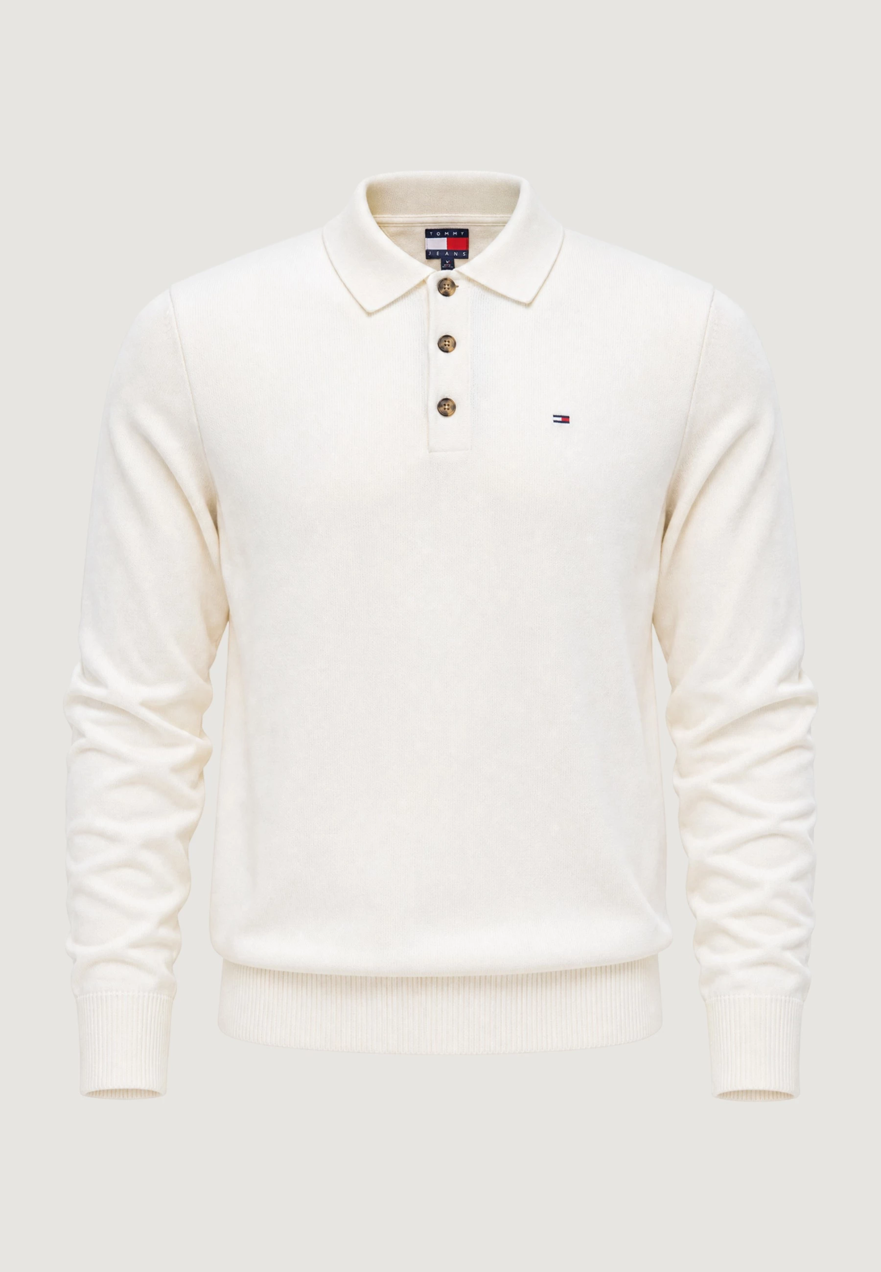 Maicë polo për meshkuj Tommy Hilfiger Jeans TJM Slim Essential P DM0DM20304, krem [Madhësia: S]