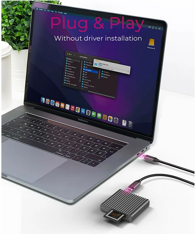 Lexues karte ICY BOX CFexpress Type B, USB 3.2 Gen 2, 10 Gbit/s, i zi