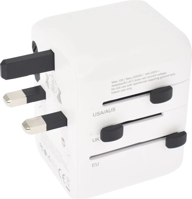 Dviced Universal travel adapter 28W - White