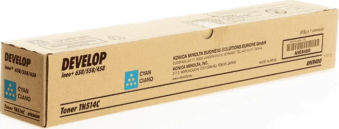 Toner Develop TN-514C A9E84D0 rendiment 26000 faqe cyan