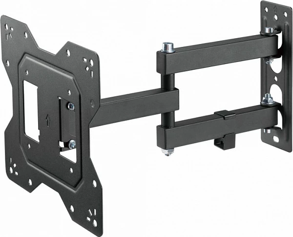 Mbajtëse muri për TV/monitor Vision VFM-WA2X2/3, 20-50", VESA 100x100-200x200, tilt/swivel, 25 kg, e zezë