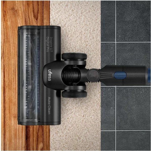 Fshesë me korrent vertikale pa kabllo UFESA Inspire U7 Digital Pro 500 W, 29.6 V, 0.6 L, blu/e zezë