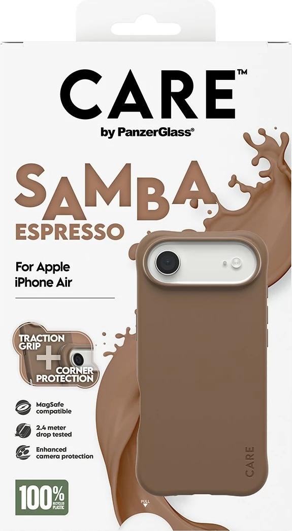 Mbështjellës PanzerGlass CARE MagSafe për iPhone, Air Espresso