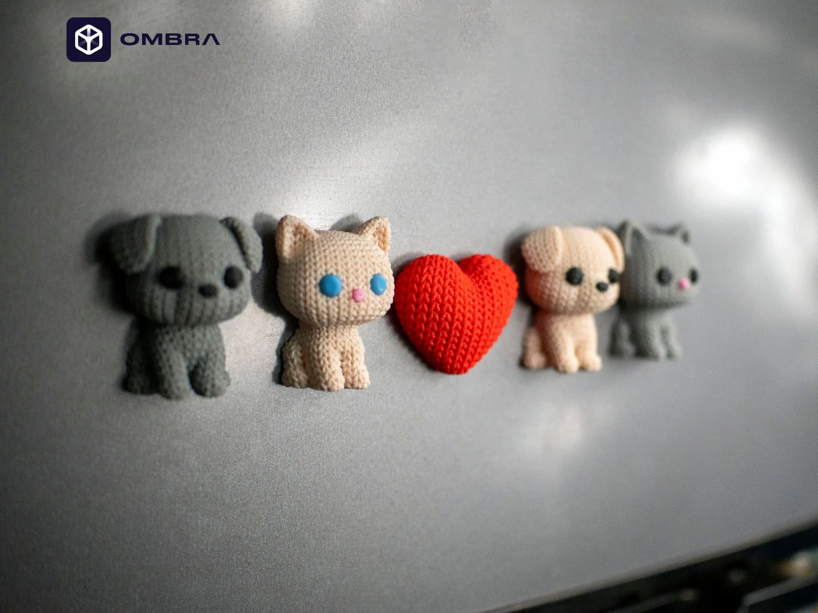 Heart Fridge Magnet - e Kuqe