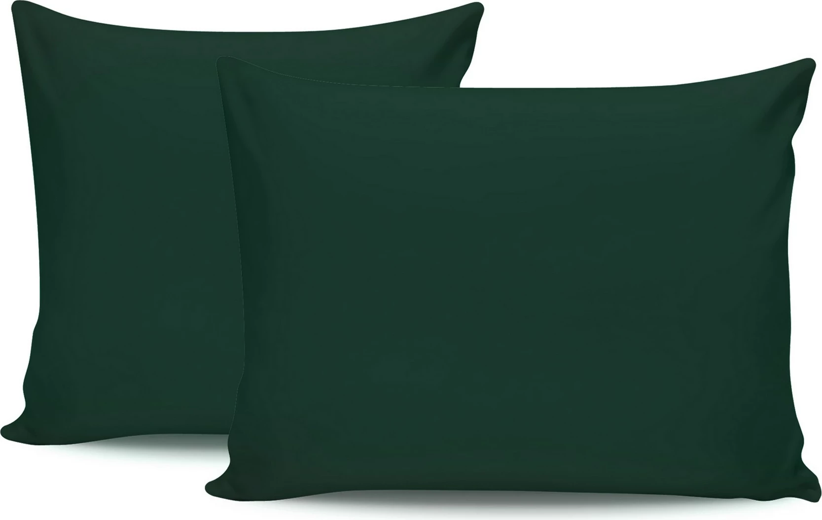 Set jastëkësh (2 copë), ngjyrë e gjelbër e errët, L'essentiel, 50x80cm