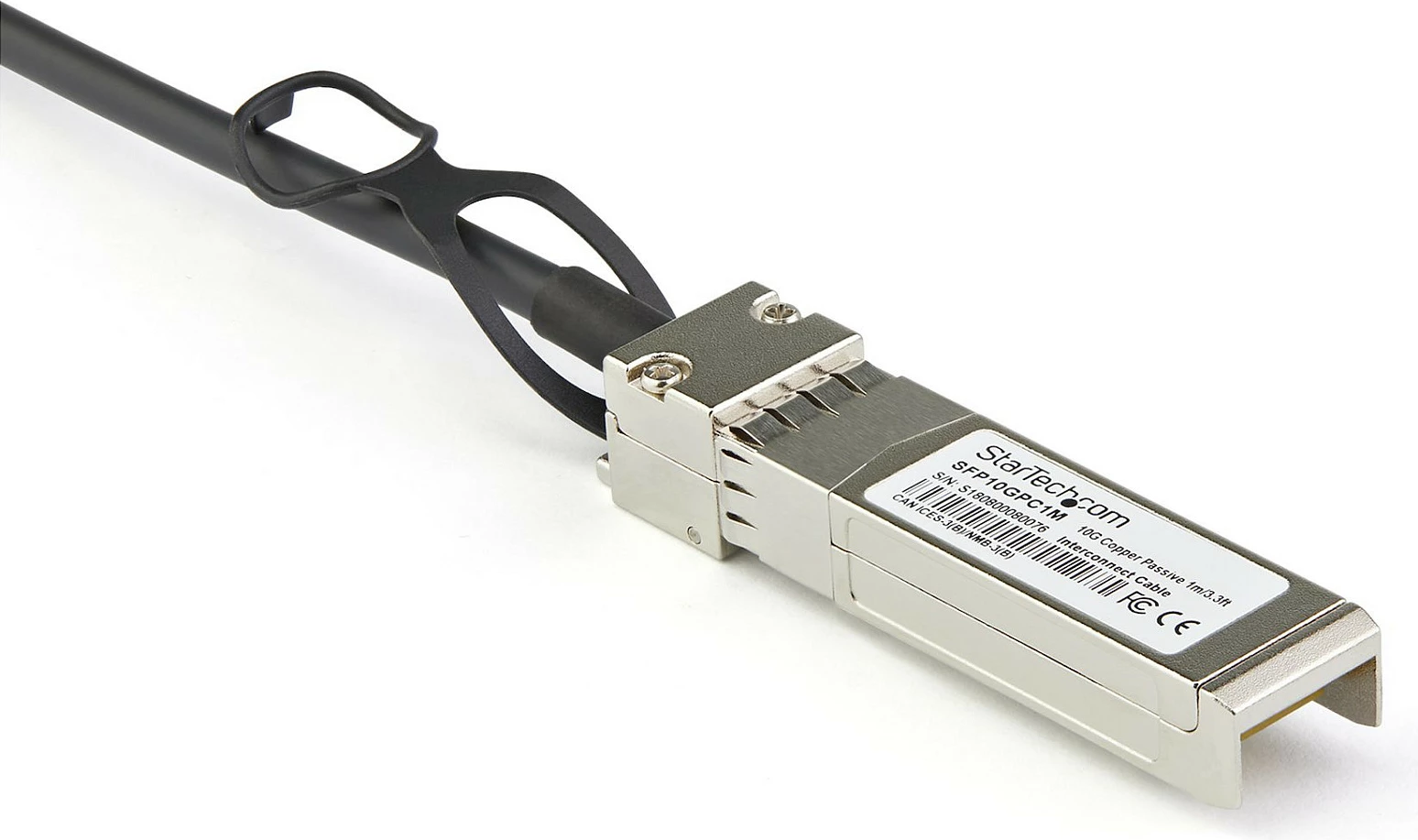Kabllo DAC SFP+ StarTech DACSFP10G3M, 3m, 10GbE, e zezë