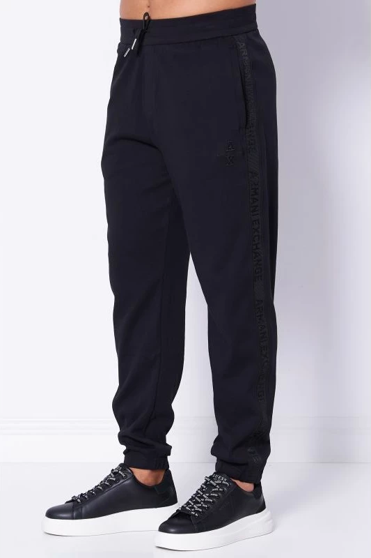 Pantallona për meshkuj Armani Exchange, të zeza