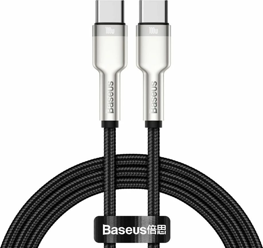 Kabllo USB-C në USB-C Baseus baseus_20210316144810 1 m USB 2.0 100W, e zezë