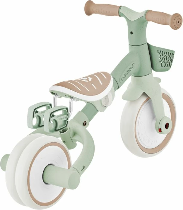 tricikll 3-në-1 Globber Learning Trike Plus Ecologic për fëmijë