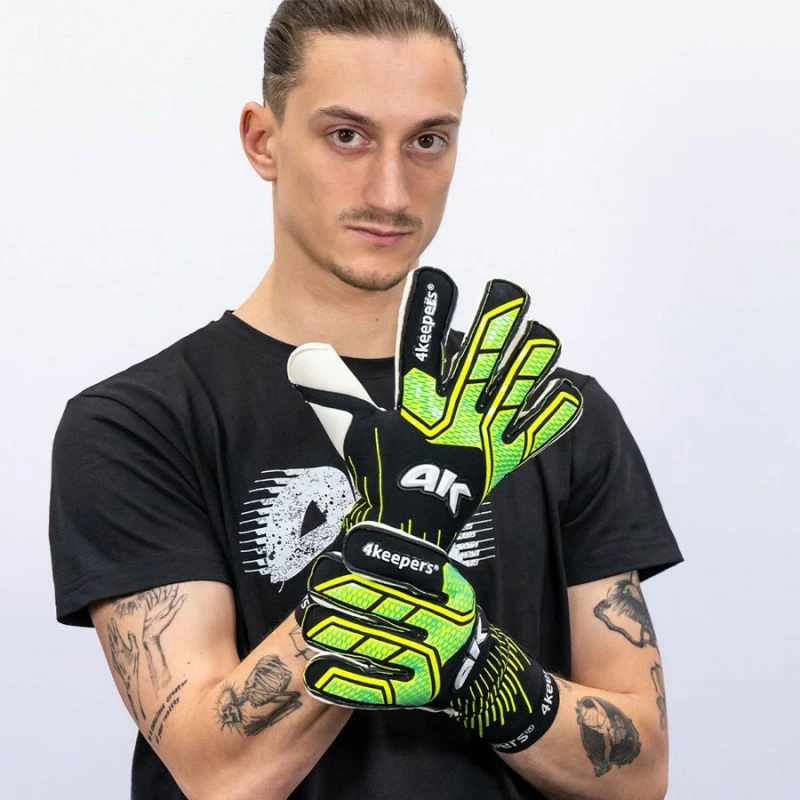 Doreza portieri për fëmijë 4keepers, të zeza [Madhësia: 7]