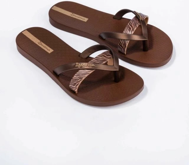 Flip-flopa për femra Ipanema Kirei, kafe