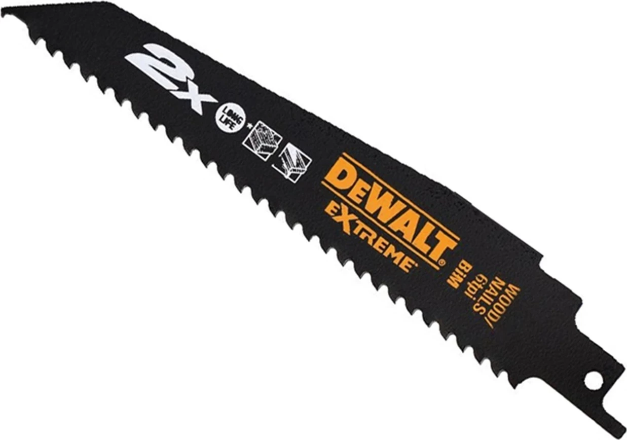 Fletë sharrë reciproke DeWalt DT2307L 228 mm bi-metal për prerje të ashpër