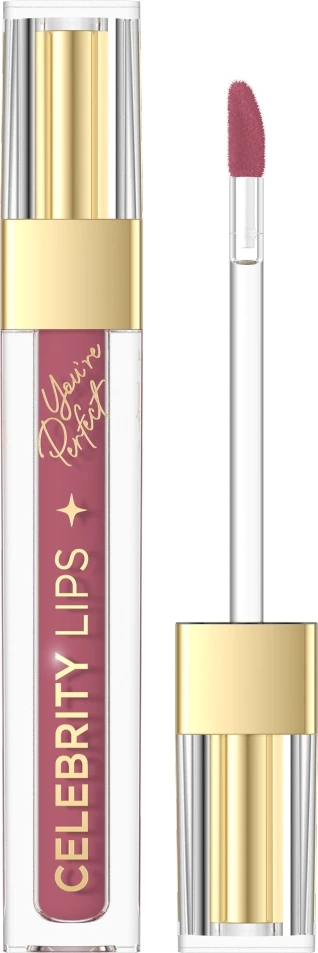 Buzëkuq liquid Eveline Cosmetics Celebrity Lips Long-lasting Blurring Matte 07C për femra, 4ml