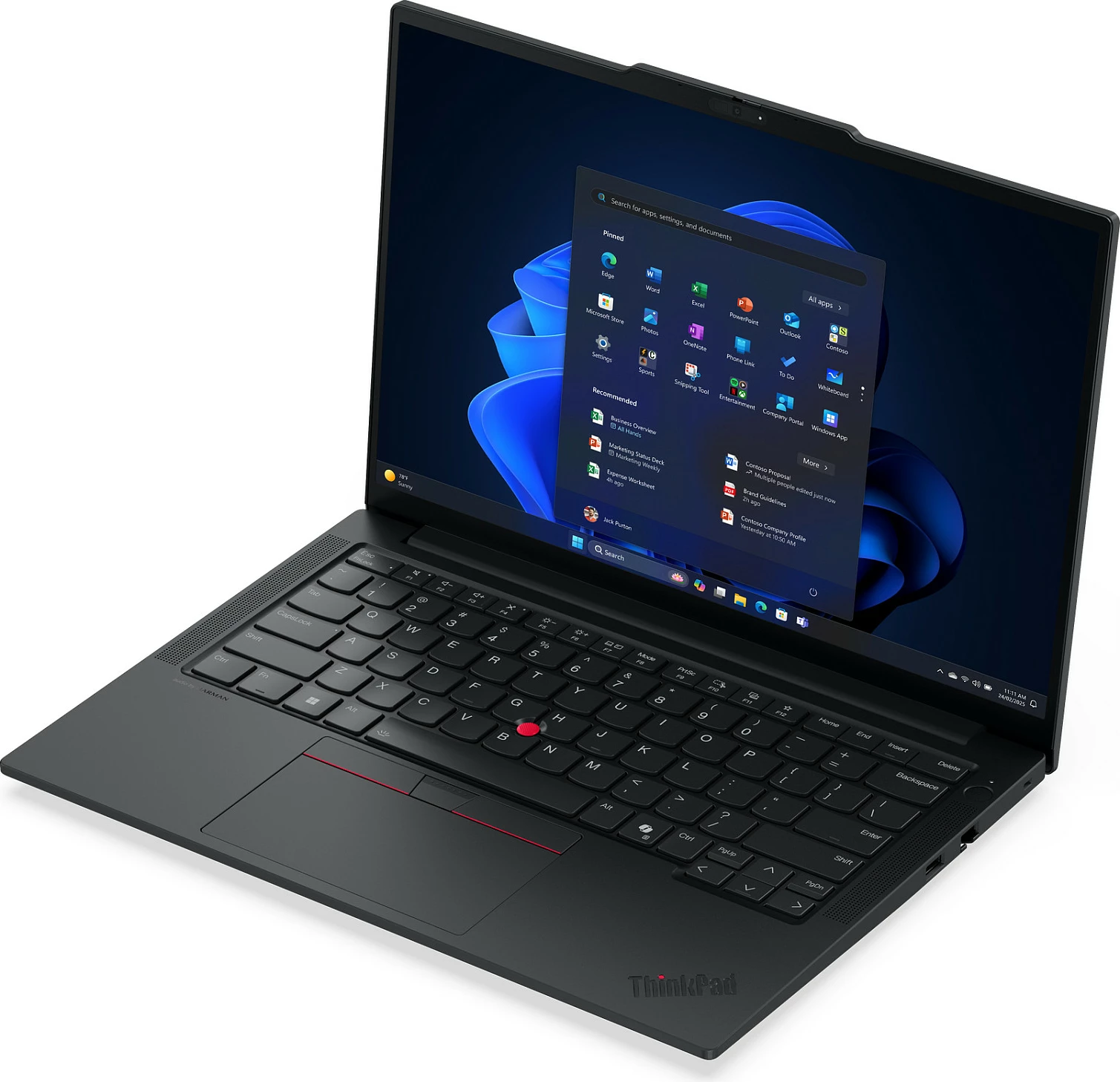 Laptop Lenovo ThinkPad E14 G7 21U2, Core Ultra 7 256V, 16GB RAM, 512GB SSD, 14" WUXGA, Windows 11 Pro, i zi