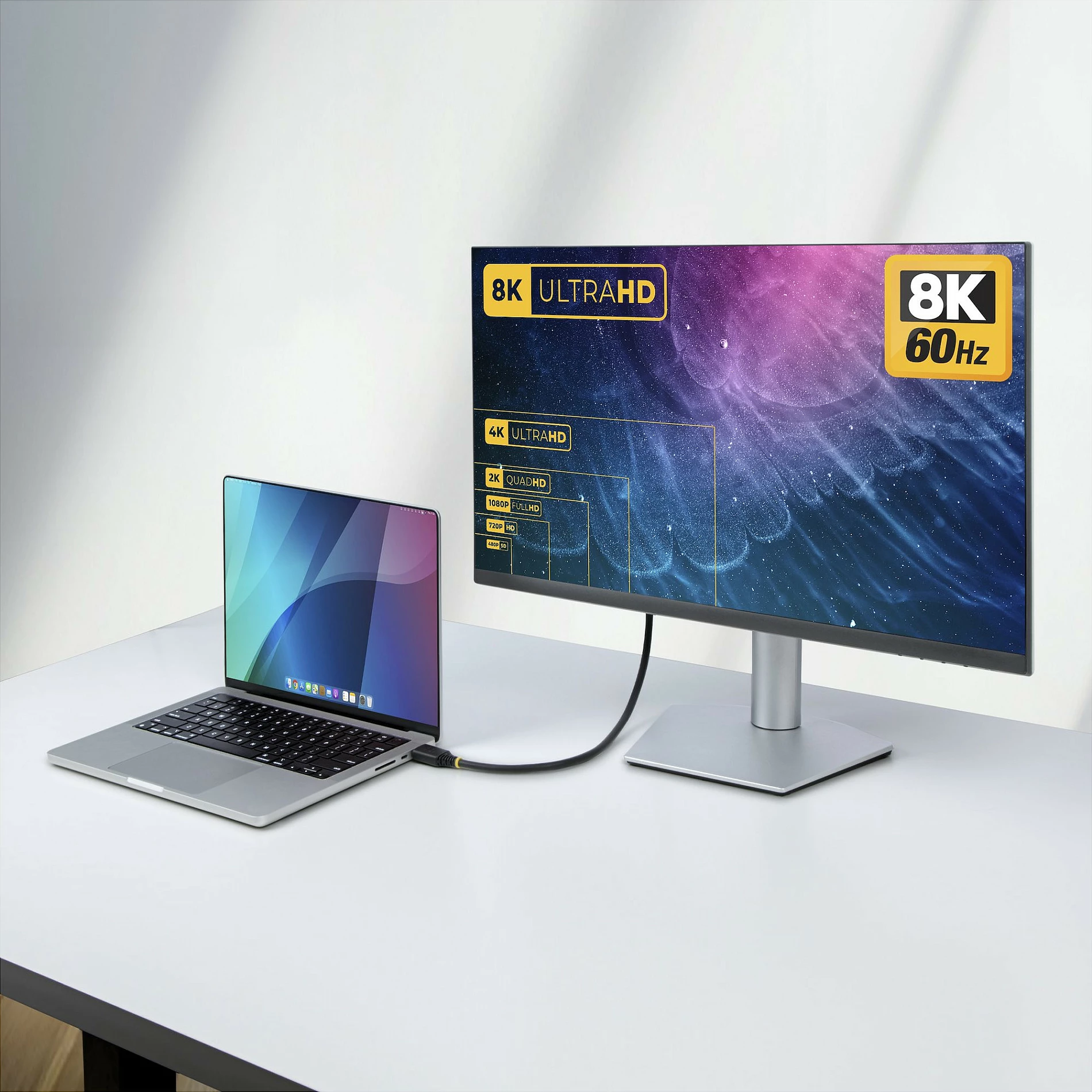 Kabllo HDMI StarTech 2m, HDMI 2.1, 8K 60Hz/4K 120Hz, 48Gbps, eARC, HDR10+, e zezë