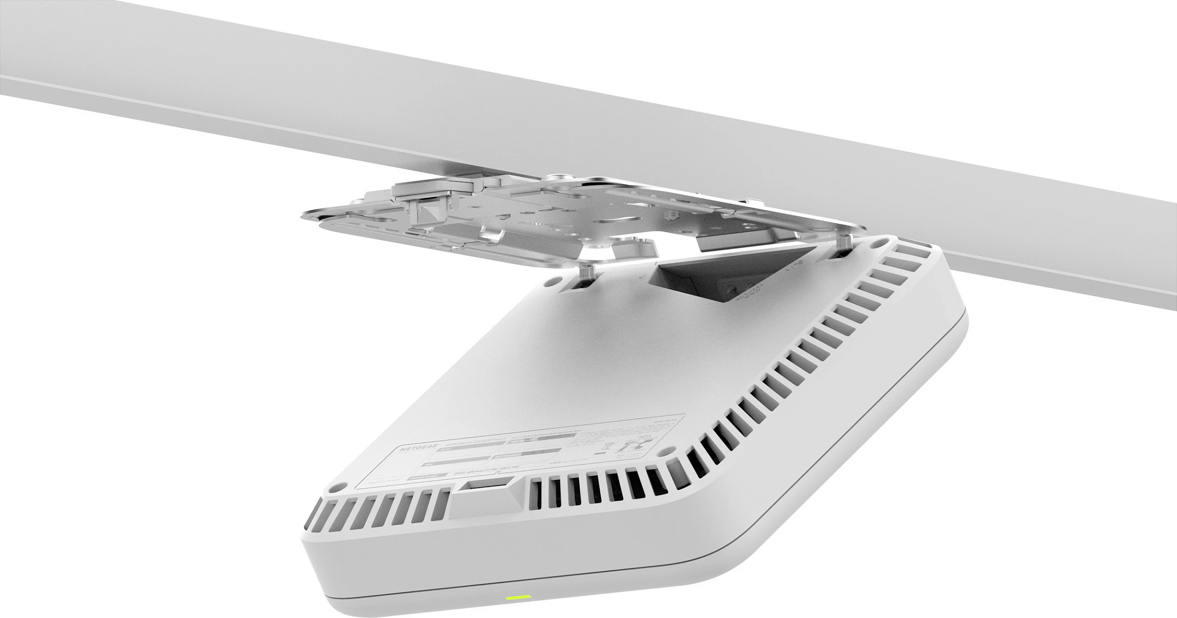 Access point NETGEAR WBE758, Wi‑Fi tri-band 2.4/5/6 GHz, 10GbE, PoE, i bardhë