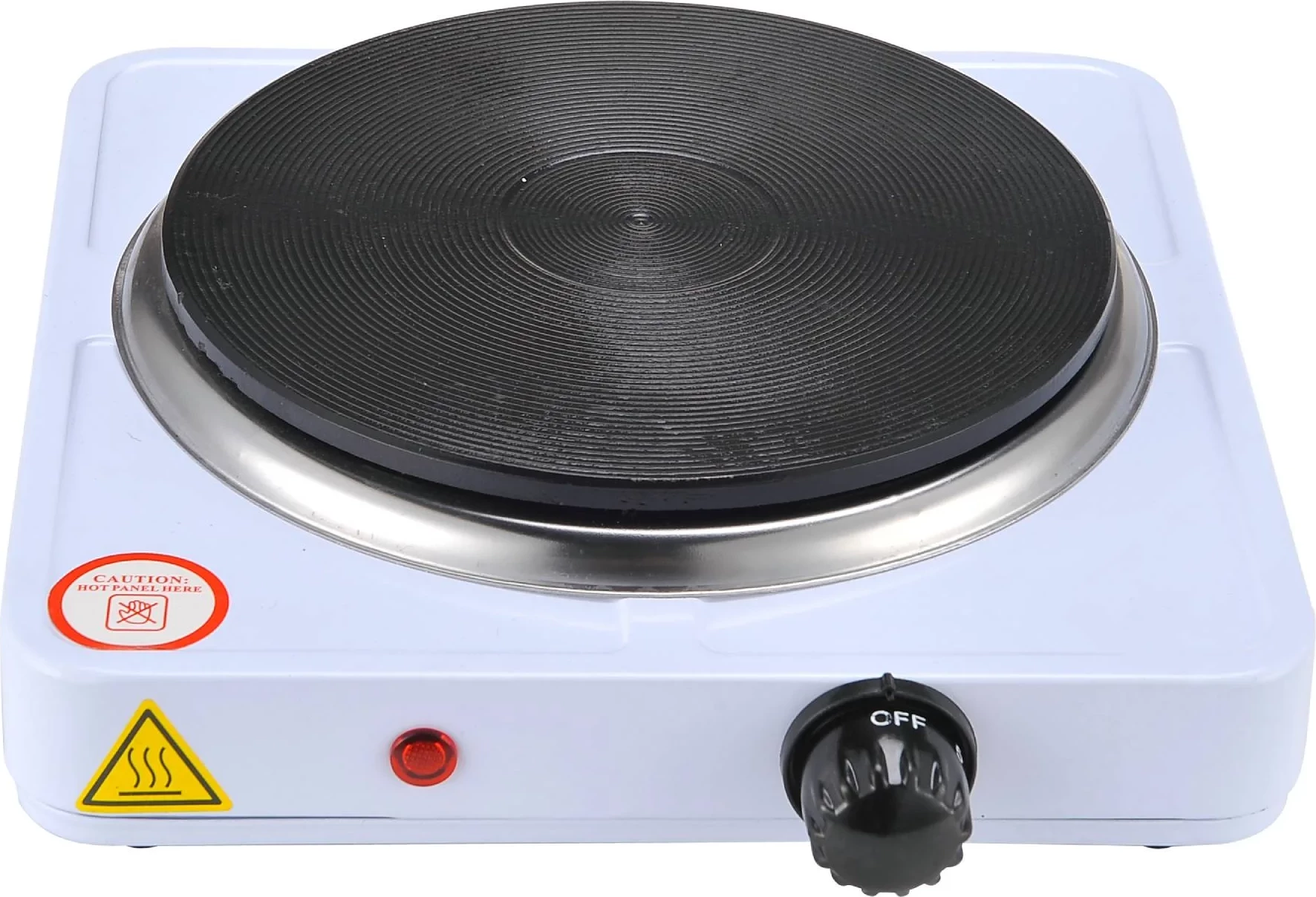 Shporet elektrik portativ, Elit, KP-1, 1500 W, pjatë gize 185 mm, kontroll temperature, i bardhë