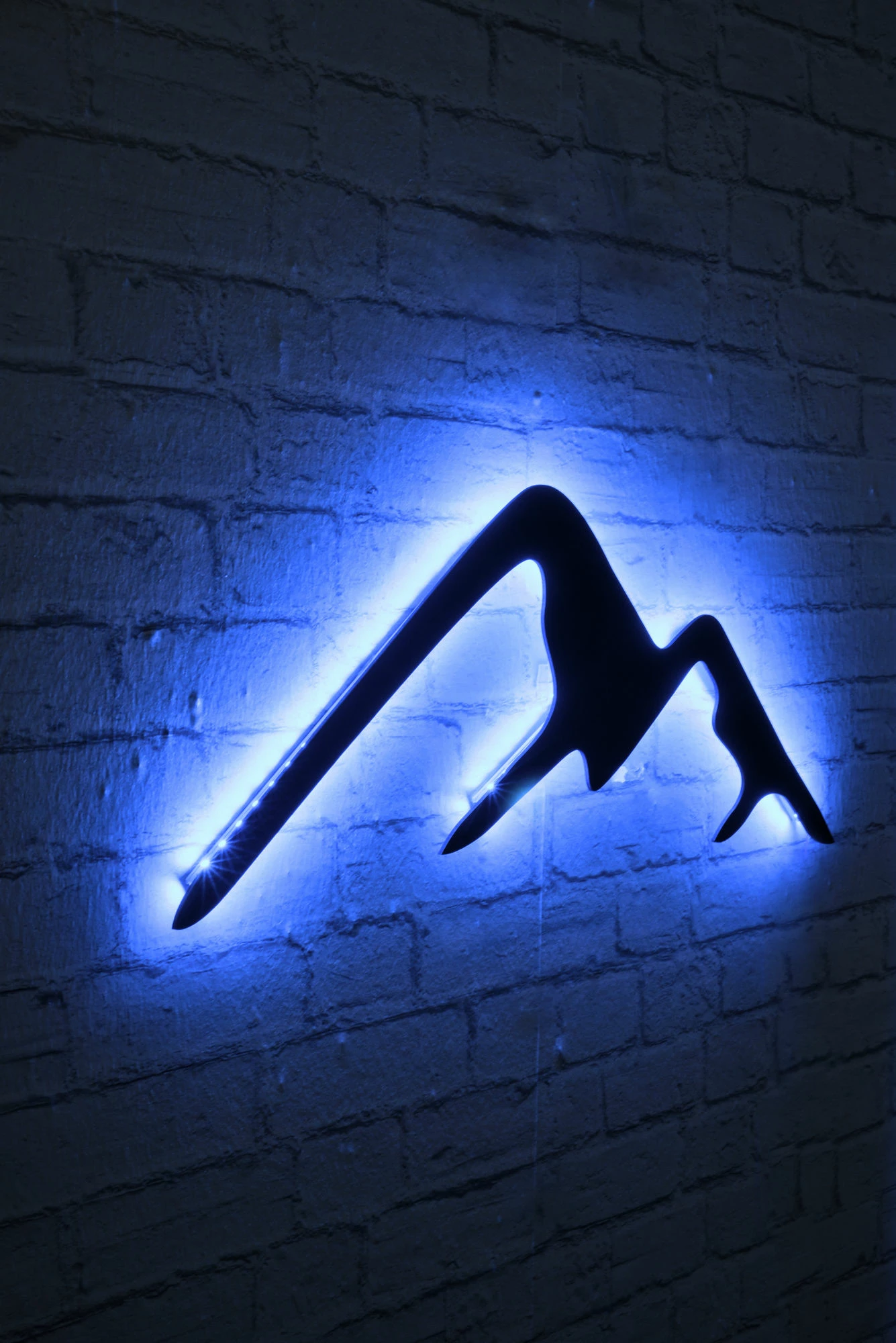 Dritë dekorative LED, motiv mali, ngjyrë blu