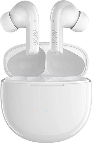 Kufje TWS QCY T18 MeloBuds, Bluetooth 5.2, IPX5, Bardhë