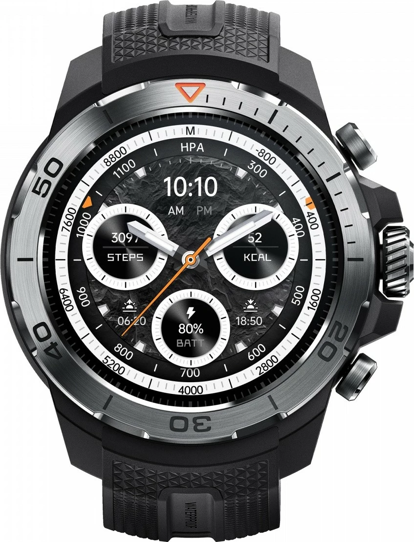 Smartwatch Mibro GS Explorer, 1.3", 128 MB, 460 mAh, e zezë