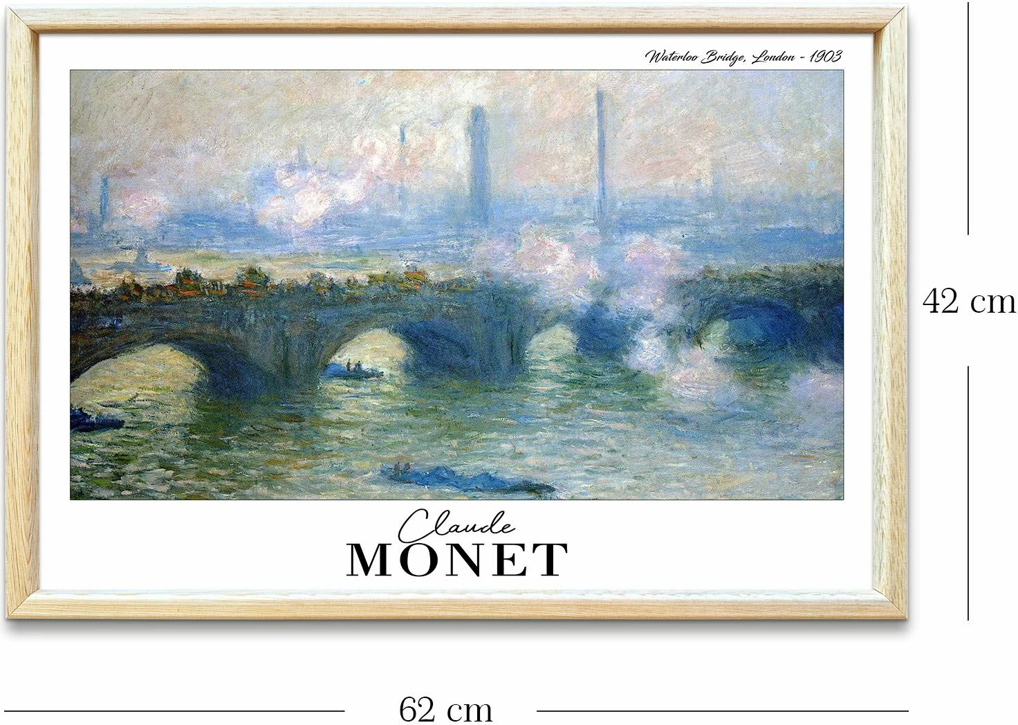 Pikturë dekorative me kornizë, Wallity, 4262AHSMONET-016