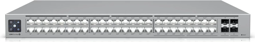 Switch Ubiquiti USW-PRO-MAX-48-POE, L3, 2.5G Ethernet, Gri