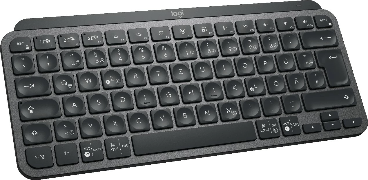 Tastierë wireless Logitech MX Keys Mini, QWERTZ, LED, Grafit