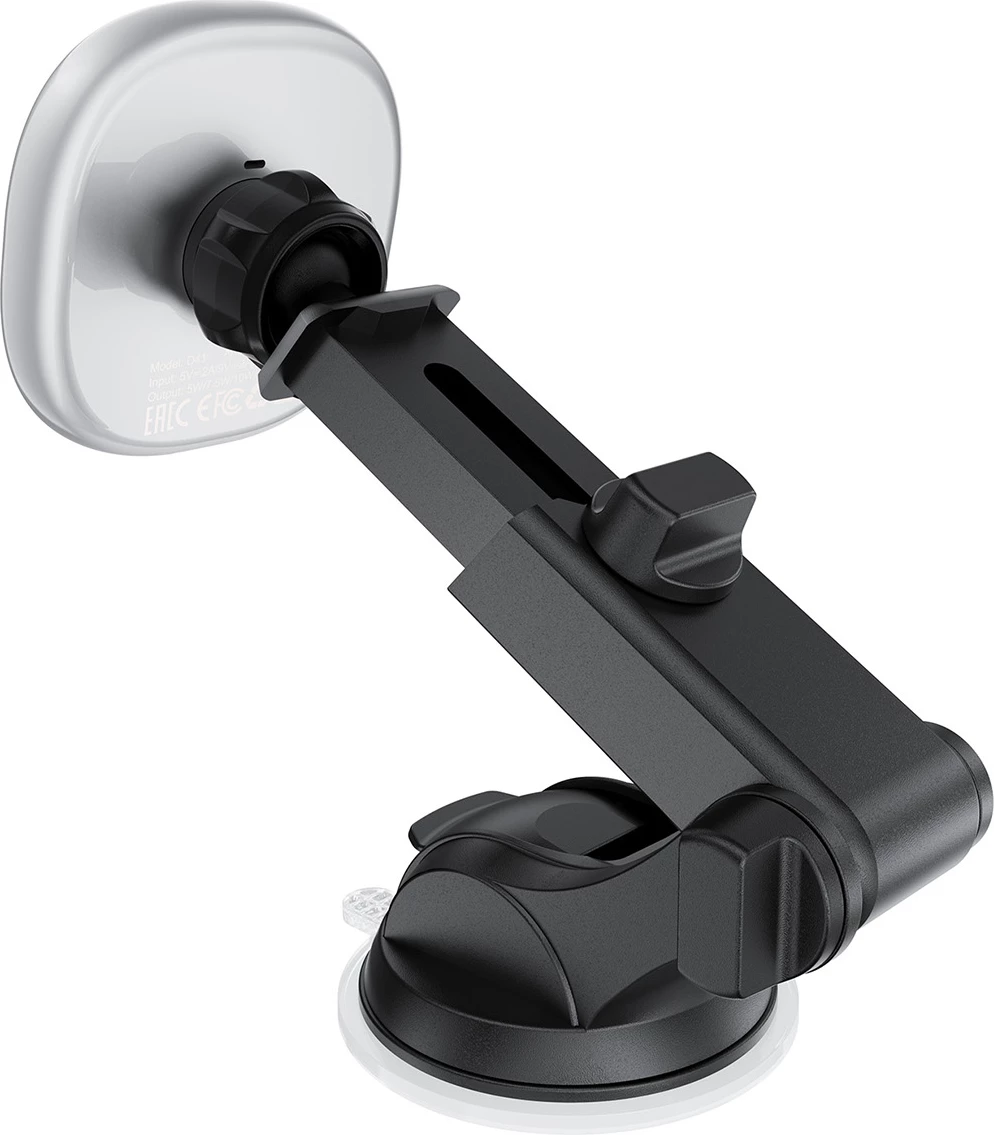 Mbajtëse magnetike për celular me karikues wireless Acefast D42 15W MagSafe/Qi, e zezë