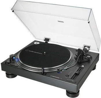 Gramafon audio-technica AT-LP140 XP, 3 shpejtësi, i zi