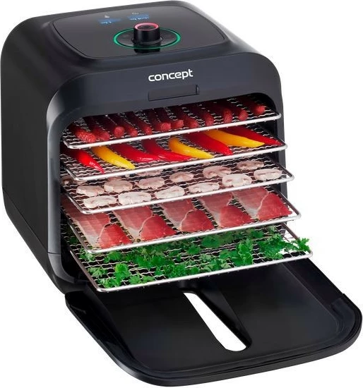 Tharëse ushqimi Concept SO4000, 5 sita inoks, e zezë