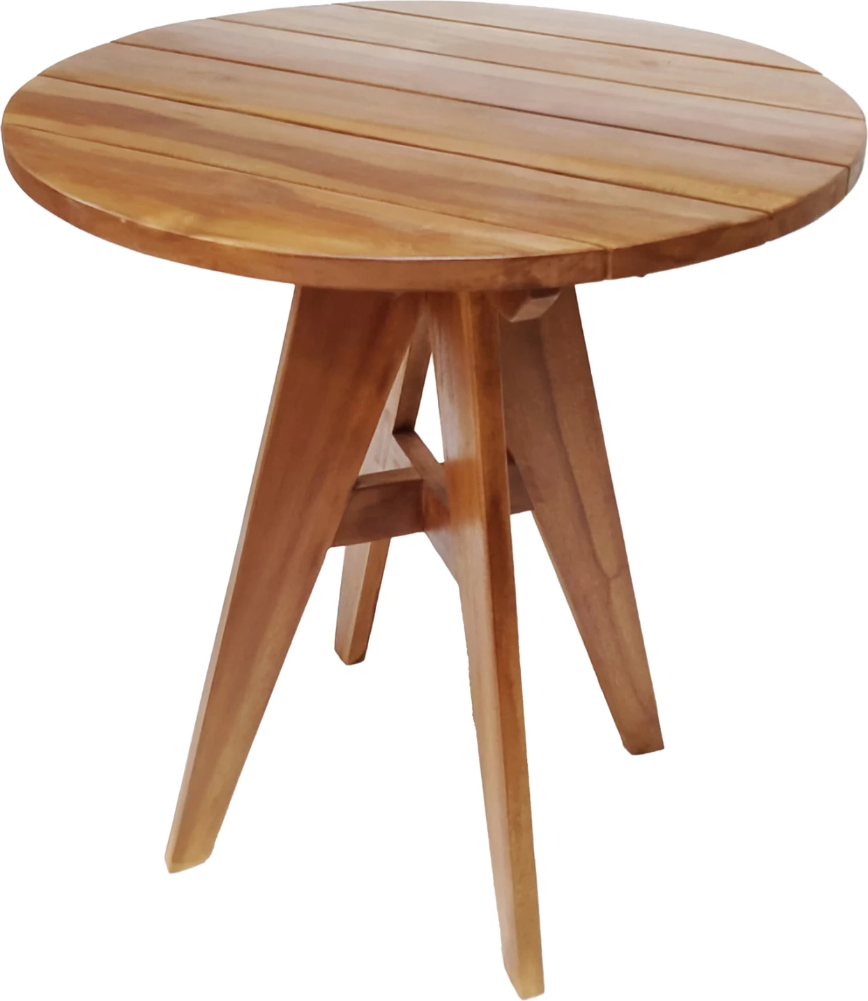 Tavolinë për kopsht LEO FH9917, Φ70x75H cm, dru teak