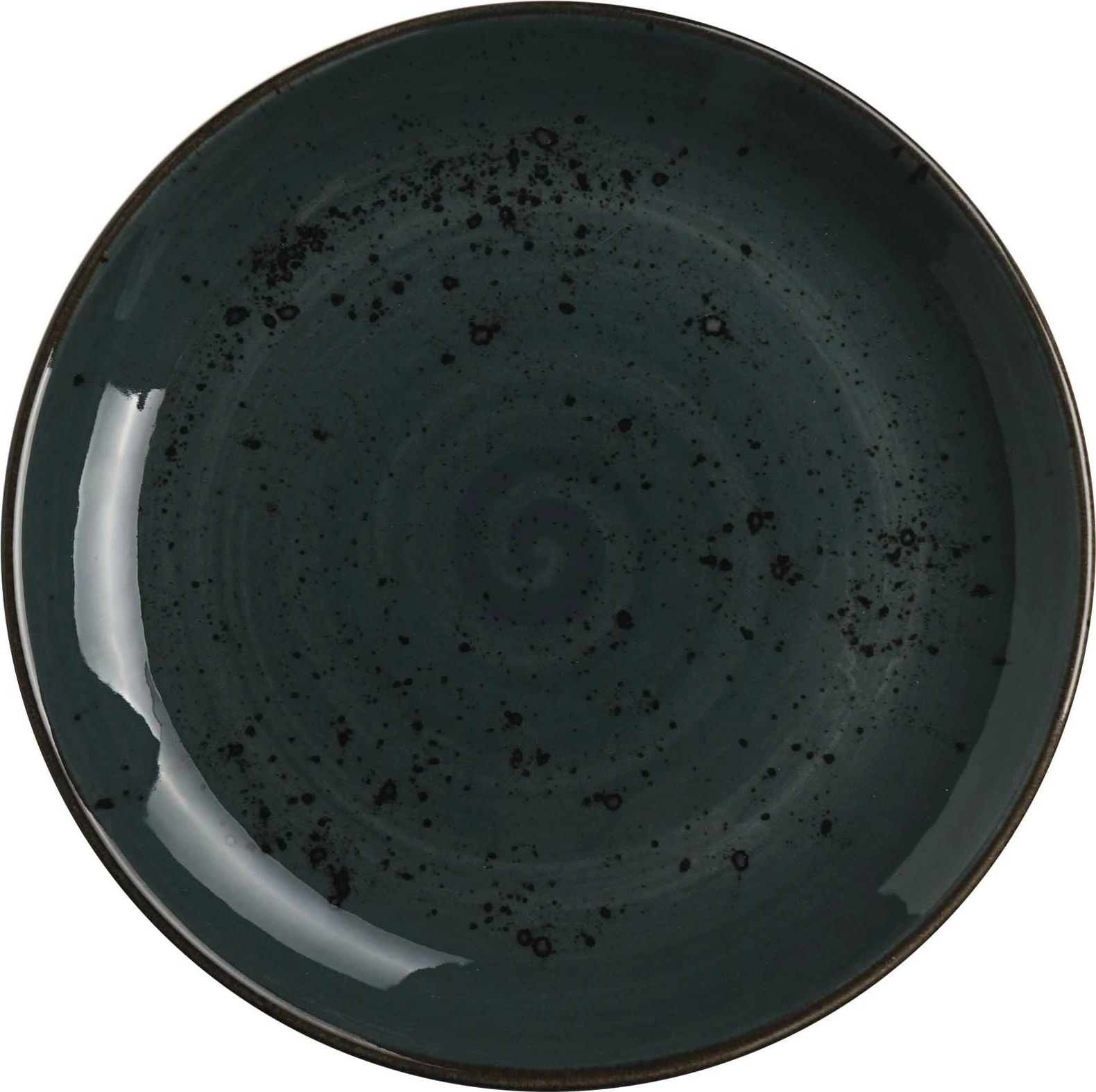 Pjatë e sheshtë Fine Dine Arando Ø190 mm porcelan, gri, set 6 copë