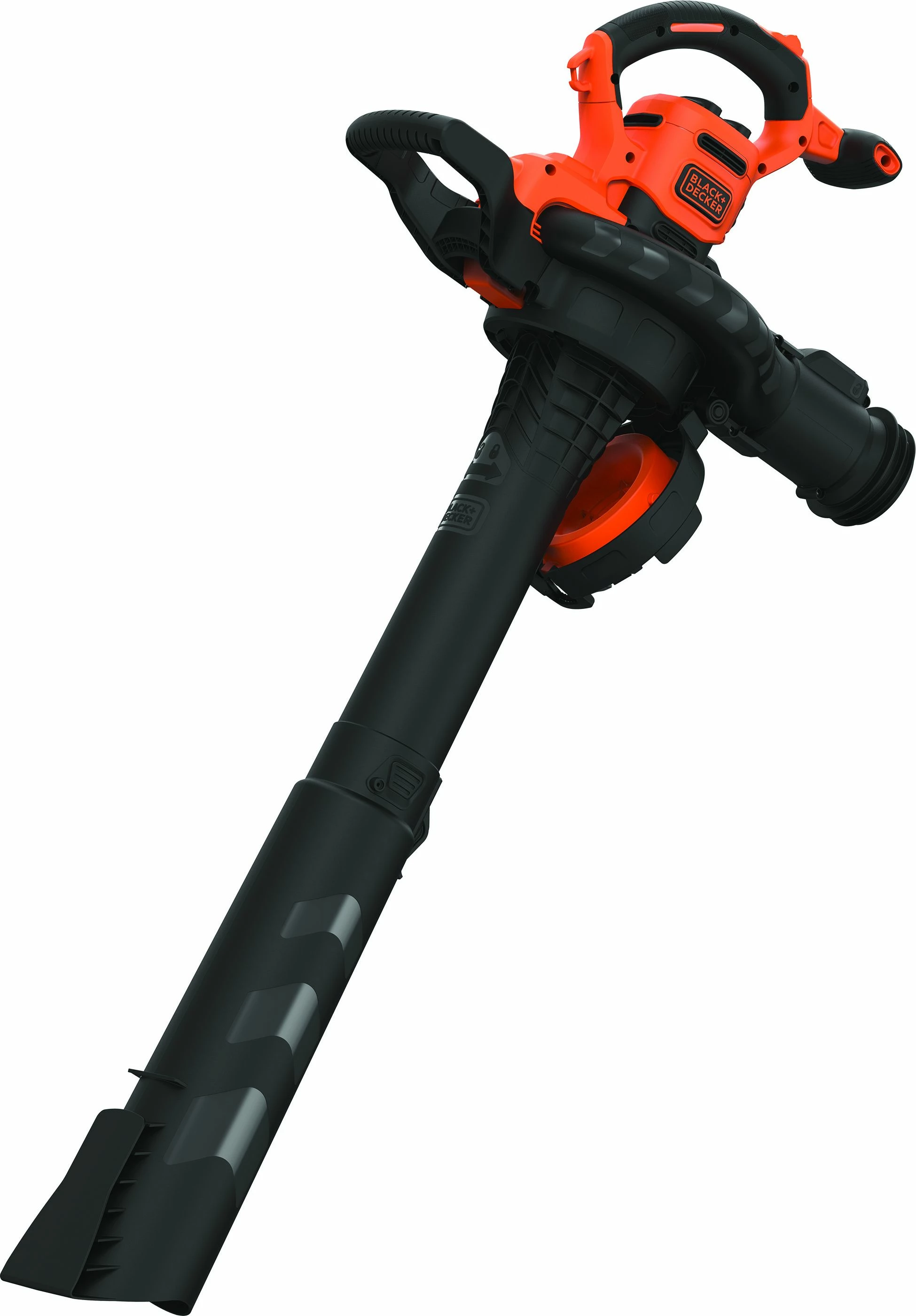 Aspirator dhe fryrës gjethe Black+Decker BEBLV300 3000W 72L 3-në-1, zi/portokalli