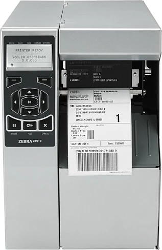 Printer etiketash Zebra ZT510, 300 DPI, termal transfer/direkt, Bluetooth, Ethernet, gri