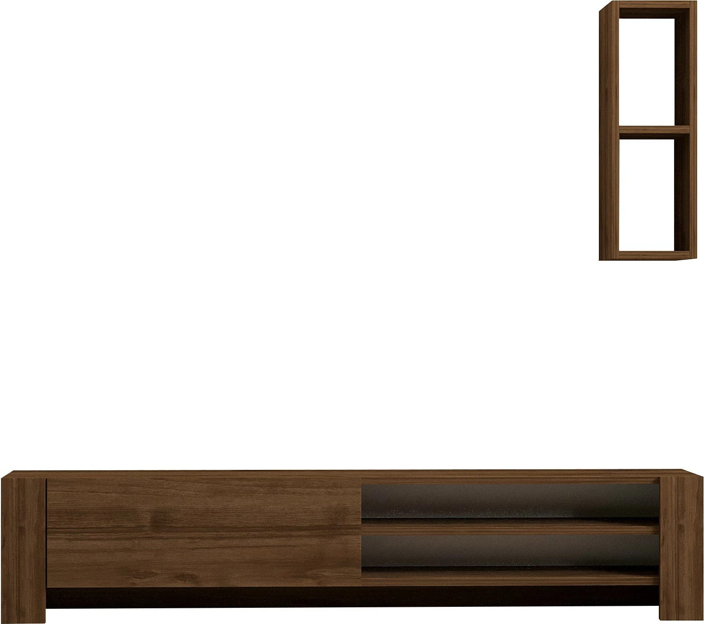 Komodë televizori Hanah Home, Naz, ngjyrë arre