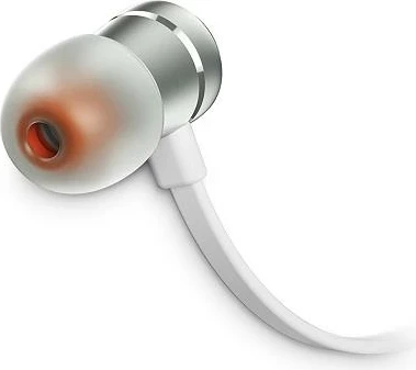 Kufje me kabllo JBL Tune 290, in-ear, mikrofon + kontroll 1-butoni, Pure Bass, argjend
