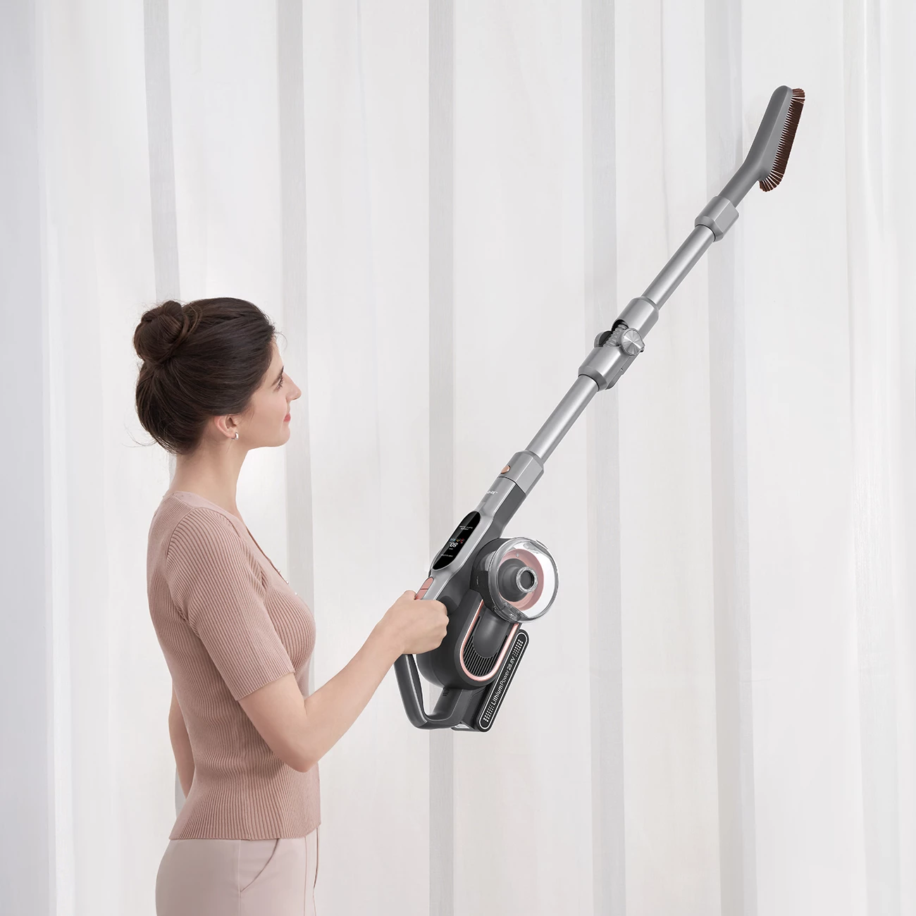 Fshesë me korrent pa kabllo JIMMY H10 Pro, 0.6L, 245 AW, Silver/Gri