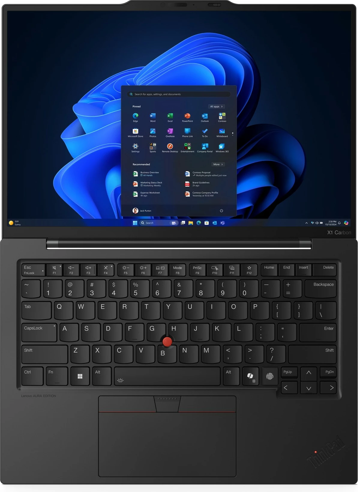 Laptop Lenovo X1 Carbon G13, Ultra7 258V, 32GB RAM, 1TB SSD, 14 inç, 2.8K, zi