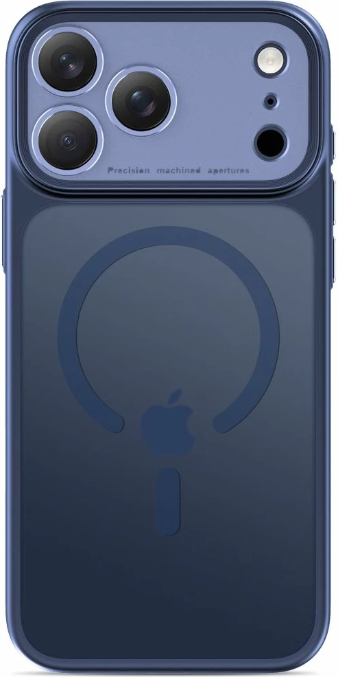 Mbështjellës Tech-Protect MagPrime MagSafe CC për iPhone 17 Pro / 18 Pro, blu navy mat, 1 copë