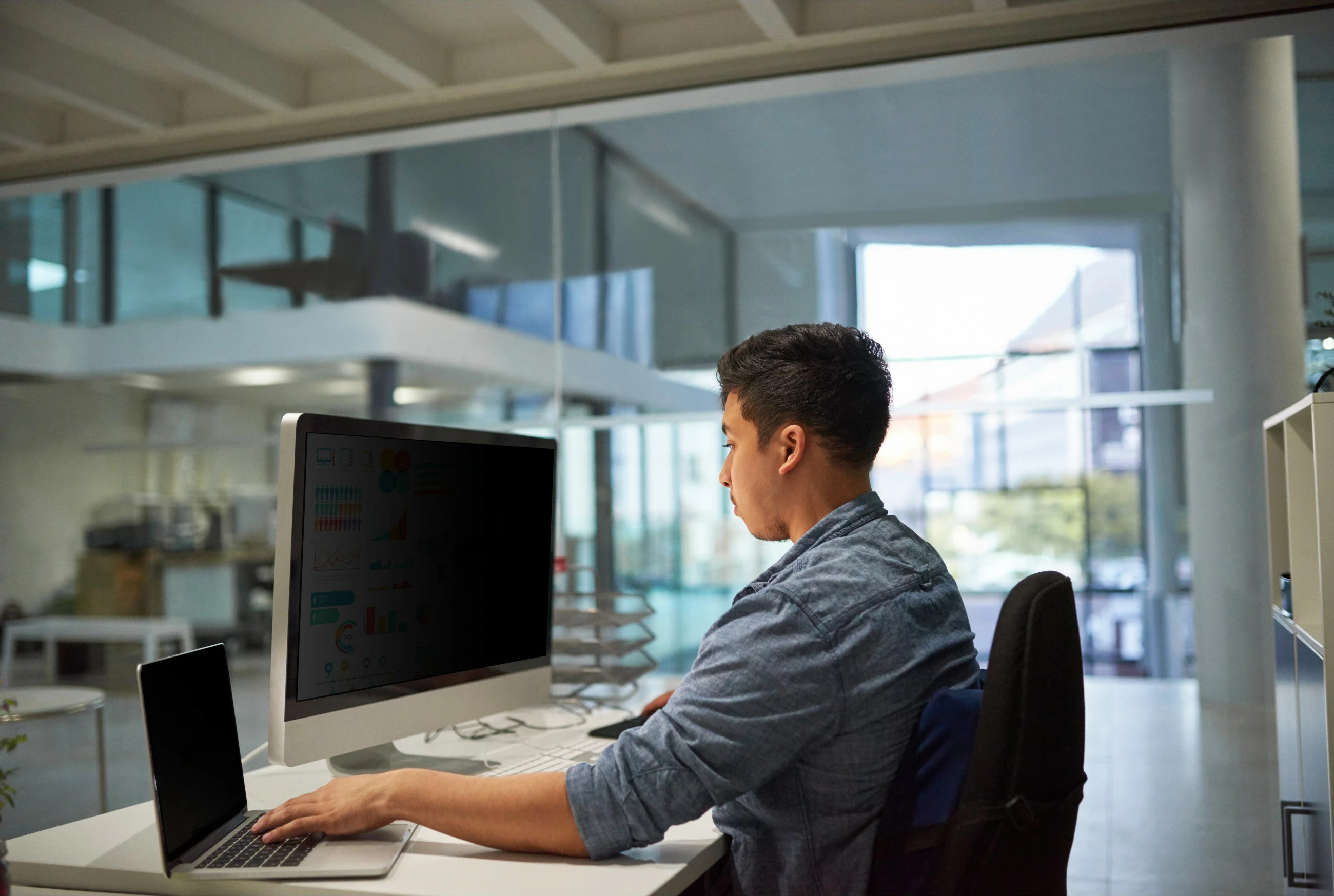 Filter privatësie 3M PF320W9B, 32 inç, 16:9, i zi