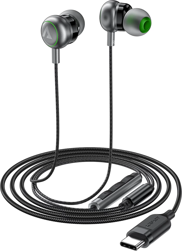 Kufje Acefast L5 me tela, USB-C, 1.2m, Zeza