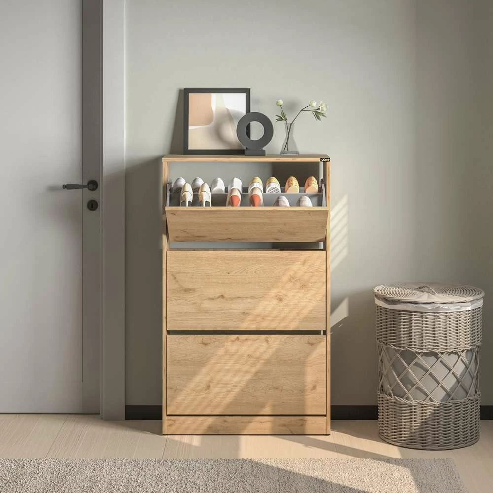 Dollap për këpucë Hanah Home, ngjyrë lisi, Flat